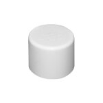 Bouchon pvc blanc �25mm platinium