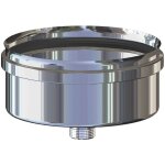 Bouchon de re'cupe'ration des condensats pour raccords en t en acier sans bouchon acciaio inox 15 cm