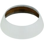 Bouchon sous levier de rechange en m�tal blanc mat pour mitigeurs paffoni zcap034bo blanc mat