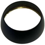 Bouchon sous levier de rechange en m�tal noir mat pour mitigeurs paffoni zcap034no noir mat