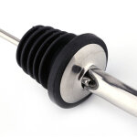 Bouchon verseur inox �tanche pour bouteille vin et spiritueux