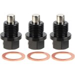 Bouchon de vidange magn�tique, lot de 3 m14x1, 5 cm joint magn�tique de vidange de carter, adaptateur ...