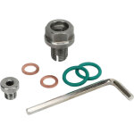 Bouchon de vidange surdimensionn� piggyback en acier inoxydable, kits de r�paration de filetage de carter ...