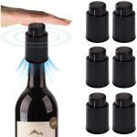 Bouchons � vide pour pompe � vin, bouchons � vide pour bouteilles en verre (grand format, 6 pi�ces / ...