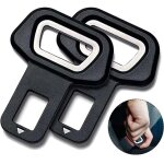 Boucle de ceinture de scurit de voiture 2 pices, alarme de ceinture de scurit, clip de boucle de ...