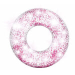 Bou�e gonflable paillettes rose � 119 cm - intex