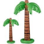 Bou�e gonflable palmier, lot de 2, palmier gonflable xxl piscine et plage, palmier tropical g�ant � gonfler, ...
