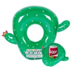 Bouée gonflable xxl et porte boisson gonflable pour piscine & plage - pack evasion cactus Bouée gonflable xxl et porte boisson gonflable pour piscine & plage - pack evasion cactus