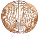 Heart of the home - bougeoir boule en rotin alix Heart of the home - bougeoir boule en rotin alix