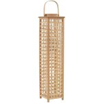 Bougeoir suspendu porte - bougie bambou naturel d�coration ext�rieur dec020009