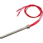 Bougie d'allumage 220 v 300 w pour po�le � granul�s de bois ? 140 mm (longueur) ? filetage m16 et pas ...
