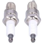 Vurahome - bougies d'allumage f6rtc (lot de 2) pour tondeuses � gazon mtd 95110292, 75110292 et 131039 ...