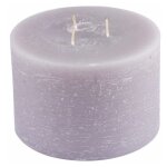 Bougie dco 3 mches  rustique  12cm lin