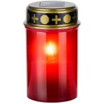 Bougie pour les morts (cimeti�re) avec lumi�re led solaire