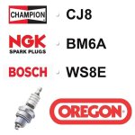 Bougie oregon - champion cj8 ngk bm6a bosch ws8e Bougie oregon - champion cj8 ngk bm6a bosch ws8e