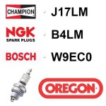 Bougie oregon - champion j17lm ngk b4lm bosch w9ec0 Bougie oregon - champion j17lm ngk b4lm bosch w9ec0