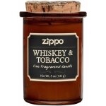 Bougie parfum�e whiskey et tobacco zippo