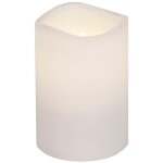 Bougie paul, bougie ronde, blanche, led, minuterie, blanc chaud, ext�rieur, 11, 5 cm - star trading