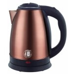 Herzberg - bouilloire �lectrique 1. 8l inox sans fil cuivre hg5011 - cop
