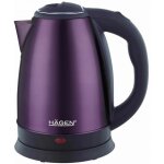 Hagen - bouilloire �lectrique 1. 8l inox sans fil violet ha5525 - pur