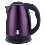 Herzberg - bouilloire �lectrique 1. 8l inox sans fil violet hg5011 - pur