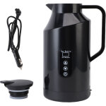 Bouilloire �lectrique portable pour voiture, 1500ml, chaudi�re � eau, plusieurs temp�ratures r�glables, ...
