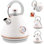 Bouilloire �lectrique avec thermom�tre 1, 7l berdsen bd - 701 blanc