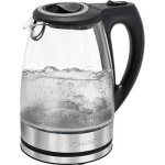 Bouilloire �lectrique en verre 1, 5l 2200w bomann wks 6032 g cb