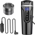 Bouilloire �lectrique de voiture 500 ml ? 12v / 24v ? acier inoxydable 304 ? temp�rature r�glable 40 ...