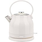 Bouilloire r�tro 1, 5l livoo dod202c ? 1850 - 2200w, rotation 360� - acier inoxydable, r�sistance cach�e ...