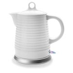 Bouilloire sans fil 1. 35l 1500w blanc - lacor - 69276