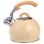 Bouilloire sifflante beige laguiole capacit� de 3l