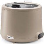 Hendi - bouilloire thermos lectrique uniq, diamtre 365 x 325 mm 8 l 500 w - beige