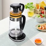 Bouilloire en verre  led avec rglage de la temprature + fonction de maintien au chaud, filtre  th ...