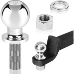 Boule d'attelage 50 mm - boule d'attelage pour tracteur - boule d'attelage pour rail d'attelage - boulon ...