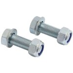 Boule d'attelage et boulons et �crous m16 x 55 mm, lot de 2?lot de 2 vis de fixation chape d'attelage ...