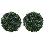 Boules de buis artificielles 2 pcs 45 cm