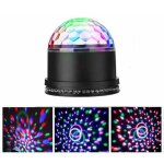 Boule disco � led, 51leds 12w 7 couleurs lampe disco lumi�re de f�te effet de lumi�re rgb �clairage de ...