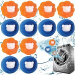 Boules de lavage pour machine � laver - lot de 12 - anti - poils - gadgets m�nagers r�utilisables pour ...