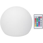 Boule lumineuse led avec t�l�commande � 24 touches, lampe globe rgbw, veilleuse avec 16 couleurs � intensit� ...