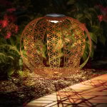Boule solaire aspect rouille pour l'extérieur lampe solaire rouille jardin lampe solaire boule orientale, ... Boule solaire aspect rouille pour l'extérieur lampe solaire rouille jardin lampe solaire boule orientale, ...