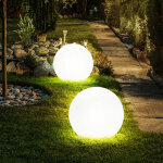 Boule solaire pour ext�rieur 30 cm boule lumineuse solaire boule de jardin lumineuse d�coration de jardin ...