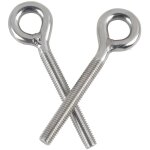 Boulon � oeil m10 5pcs vis � anneau en acier inoxydable 304 a2 - 70 tige filet�e piton � visser pour ...