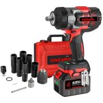 Boulonneuse � chocs onevan 2100nm , 1 / 2 brushless cl� � chocs sans fil applicable aux gros camions, ...