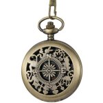 Boussole classique, montre de poche r�tro vintage portable en or, �quipement d'aventure d'alpinisme en ...