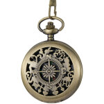 Boussole classique, montre de poche r�tro vintage portable en or, �quipement d'aventure d'alpinisme en ...