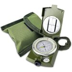 Boussole multifonctionnelle militaire, boussole randonn�e avec sac de transport, boussole professionnelle ...
