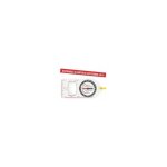 Boussole plaquette avec loupe dimensions 105 x 54 mmpr�cision 2�poids 60 g