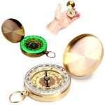Boussole alovez phosphorescente gold