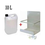 Bouteille 10 litres pour condensateur + support mural. utile pour la climatisation